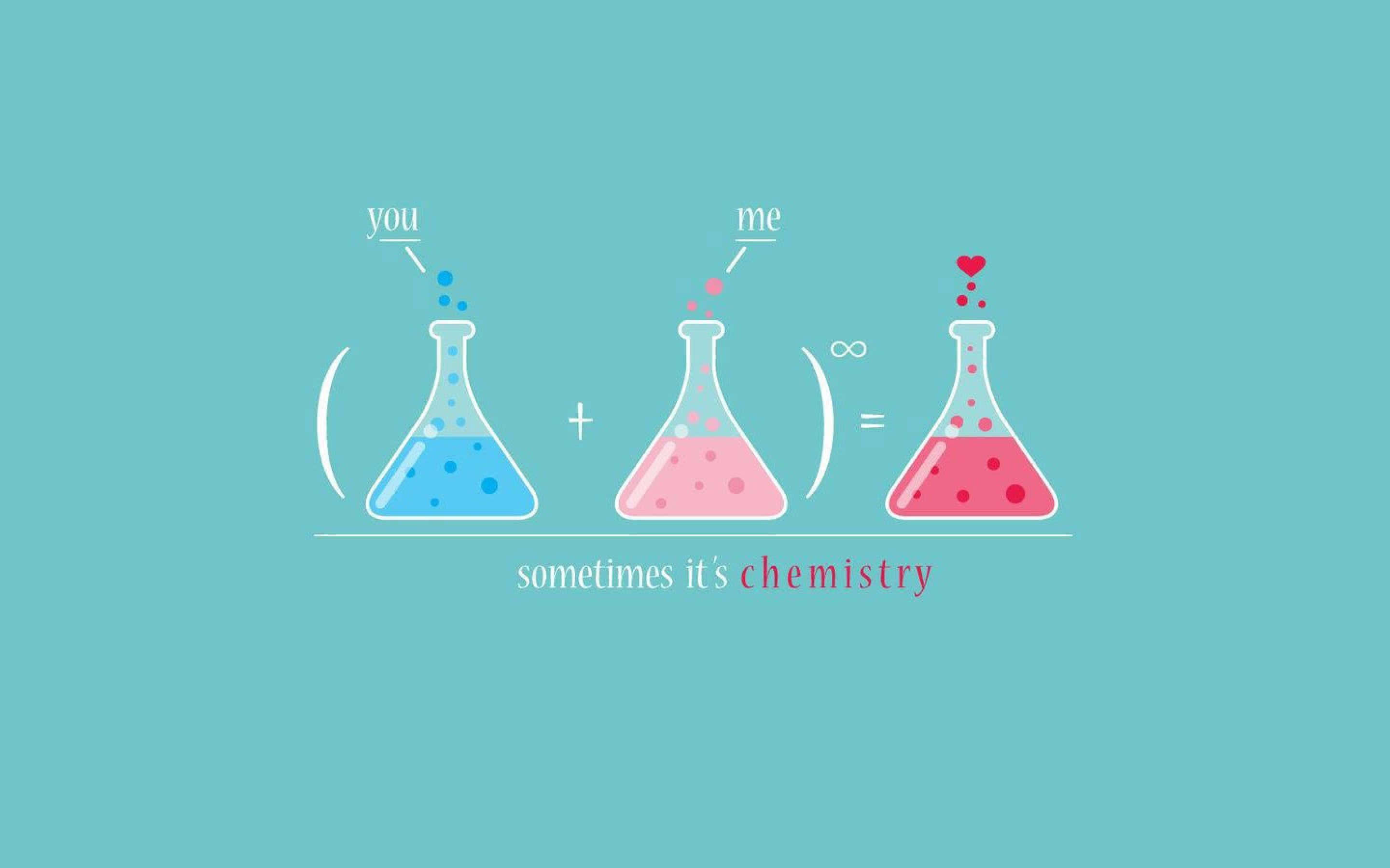 Cartoon Science, 2880 x 1800, flasks, 2K Desktop Wallpaper