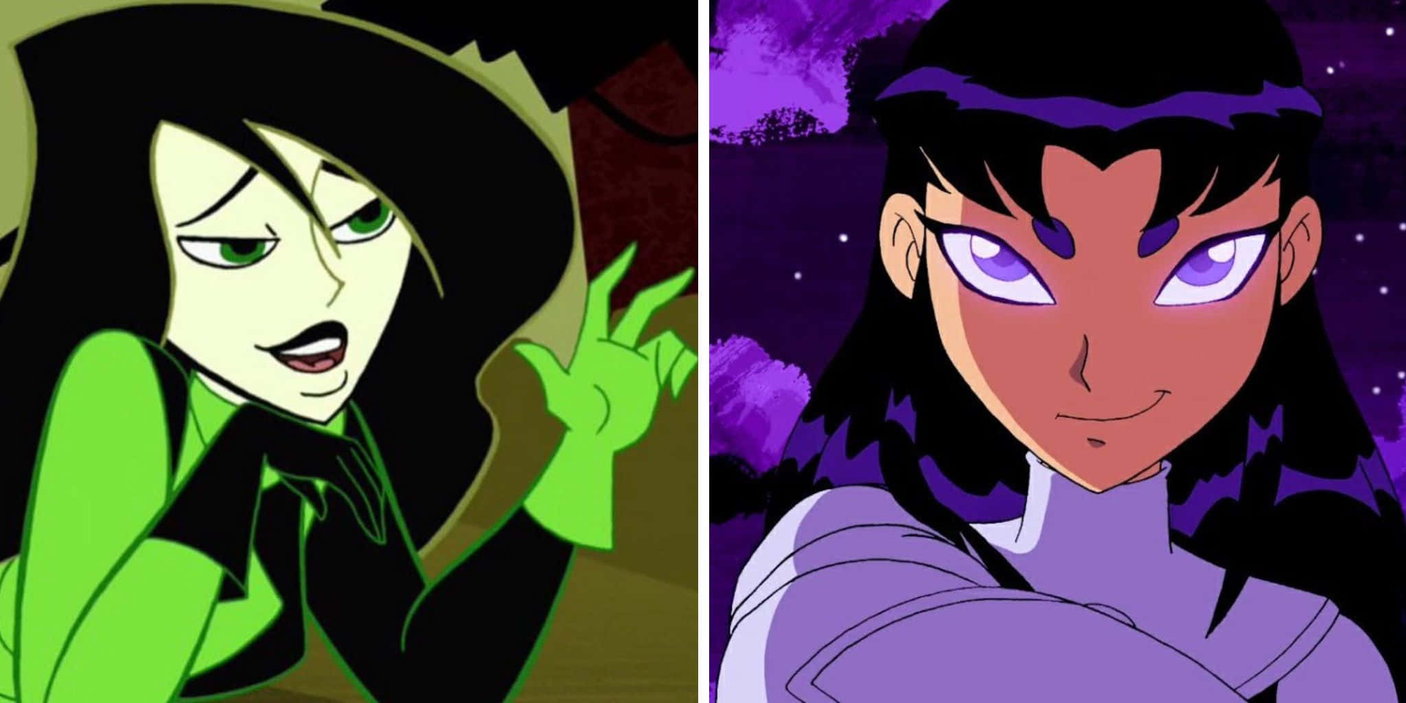 Cartoon Villains, anime characters, glowing eyes, Full HD Desktop Wallpaper