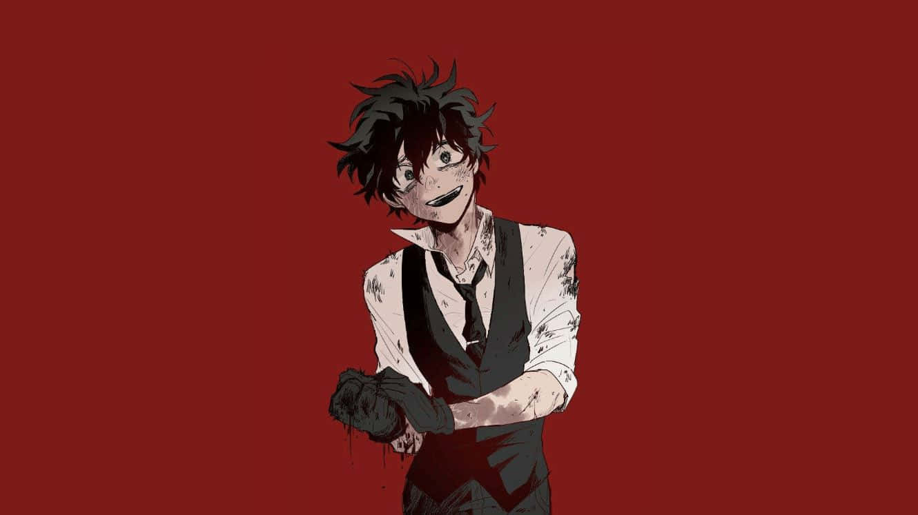 Cartoon Villains, spiky-haired anime boy, stained suit, HD Desktop Wallpaper