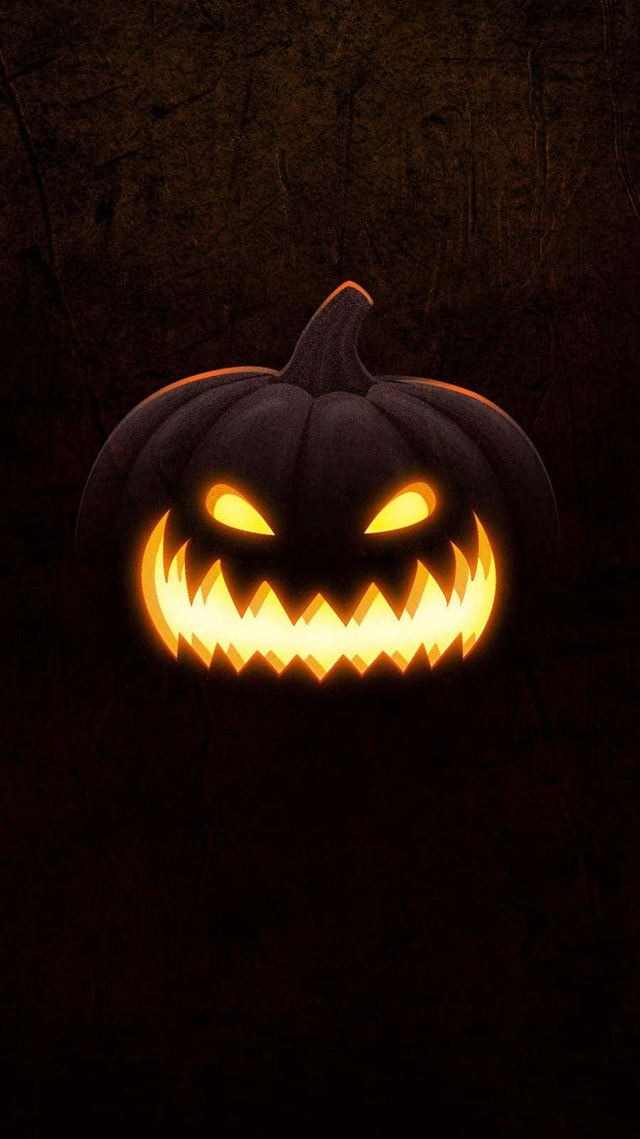 Carved Pumpkin, glowing, sharp teeth, HD Phone Wallpaper
