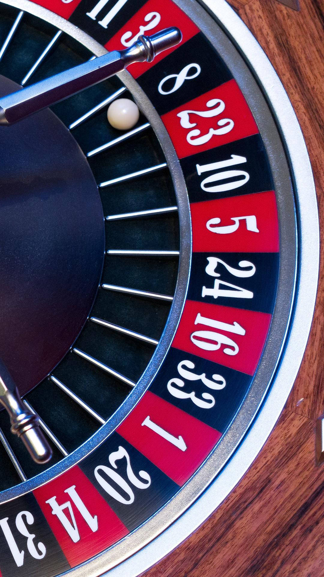 casino roulette wheel, white ball, number 23, Full HD Phone Wallpaper