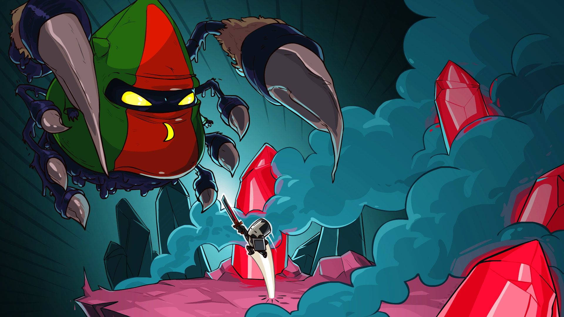 Castle Crashers, knight, evil wizard, Full HD Desktop Wallpaper