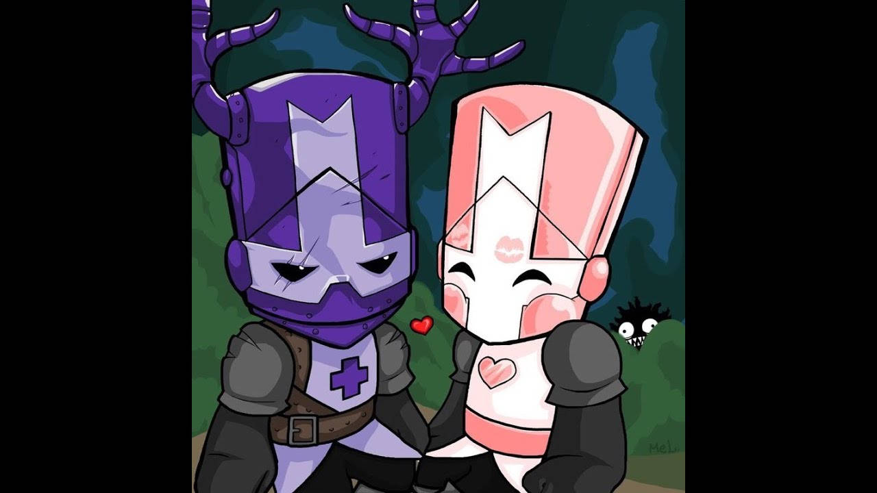 Castle Crashers, purple, pink, HD Desktop Wallpaper