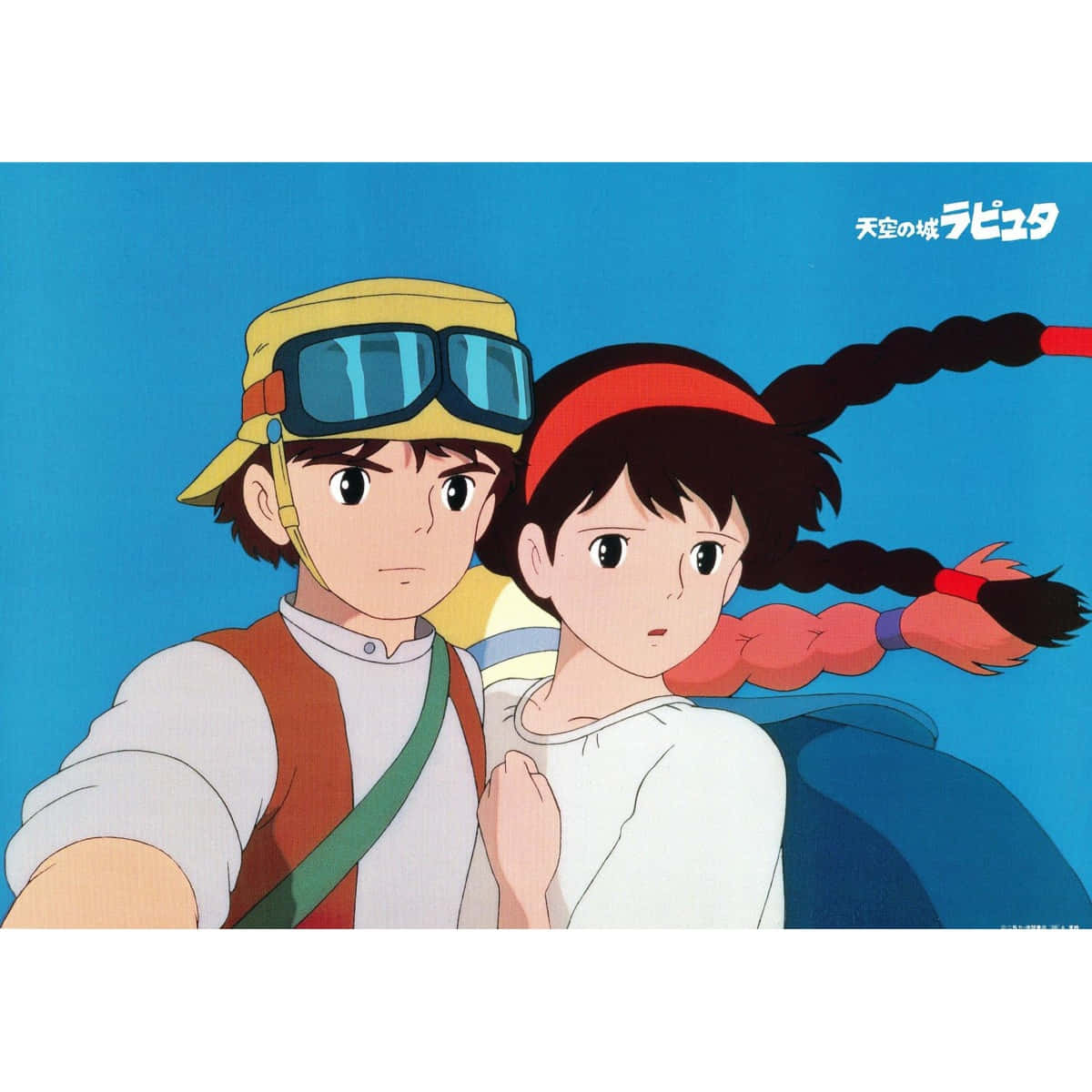 Castle In The Sky, anime characters, boy with goggles, SD Desktop Wallpaper