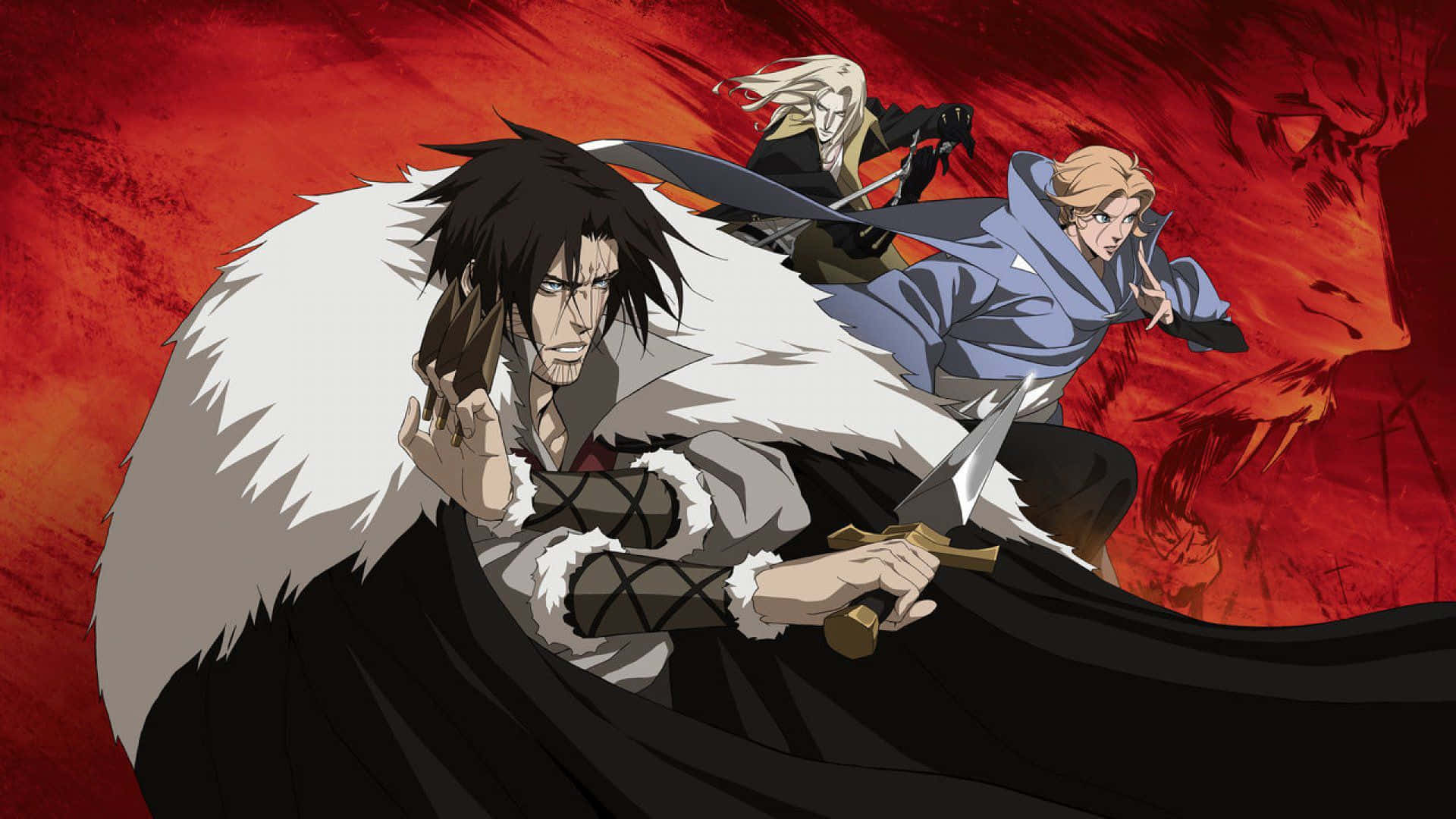 Alucard, Castlevania, anime warriors, Full HD Desktop Wallpaper