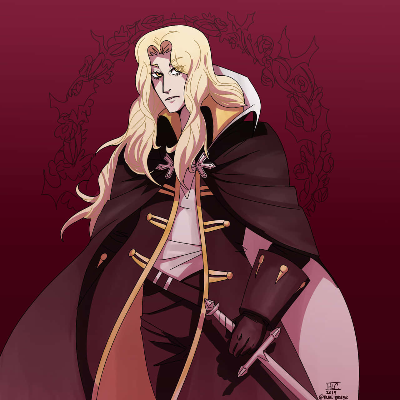 Alucard, Castlevania, anime warrior, HD Desktop Wallpaper