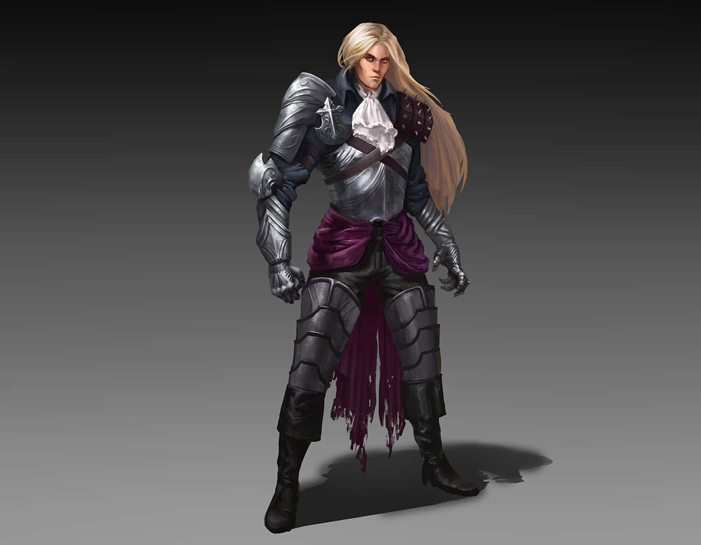 Alucard, Castlevania, blonde armored warrior, HD Desktop Wallpaper