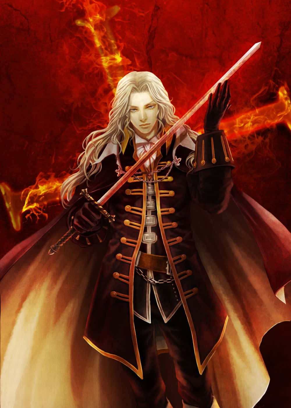 Alucard, Castlevania, silver-haired, HD Phone Wallpaper