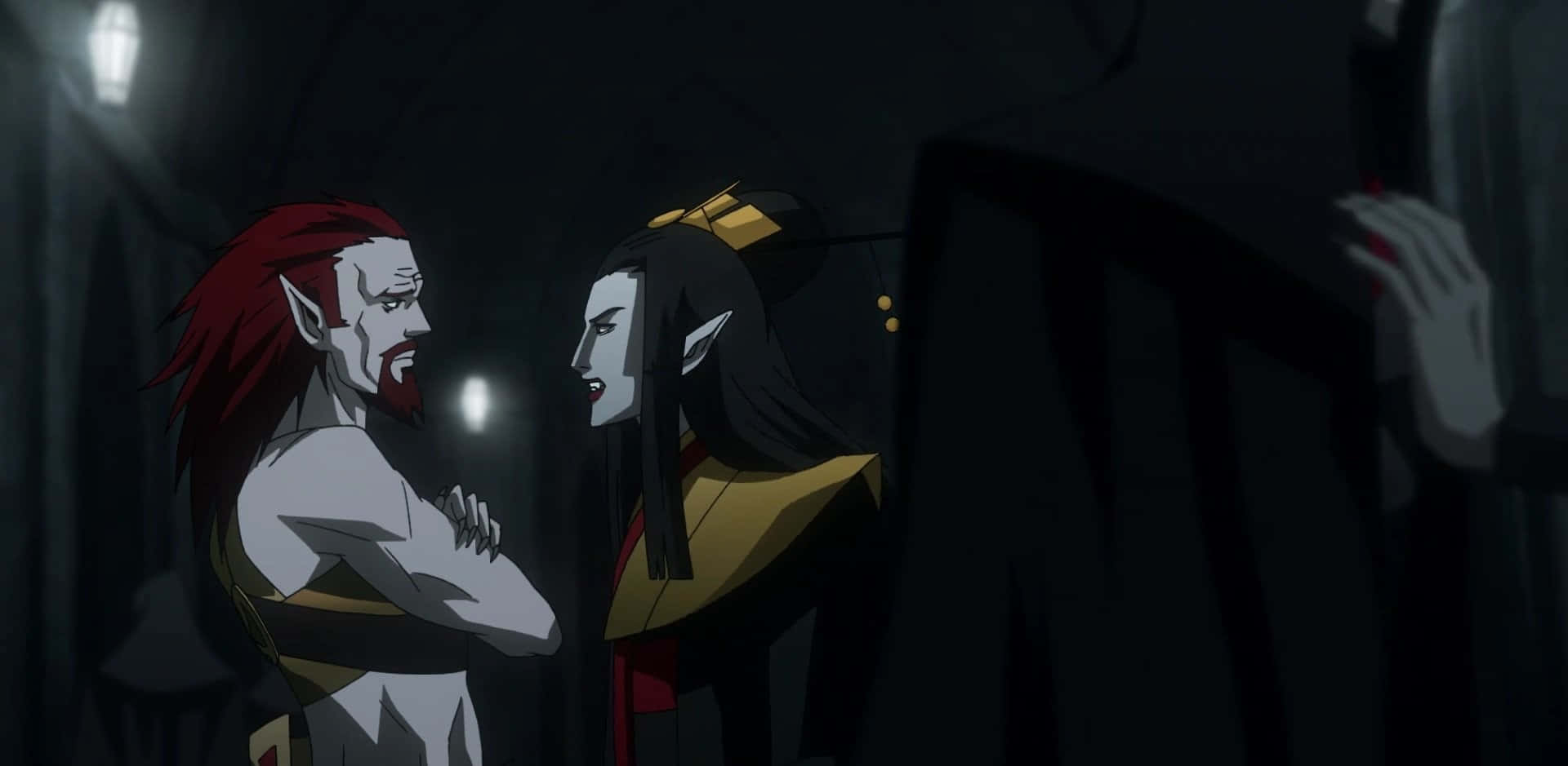 Castlevania Godbrand, elf-like characters, pointed ears, Full HD Desktop Wallpaper
