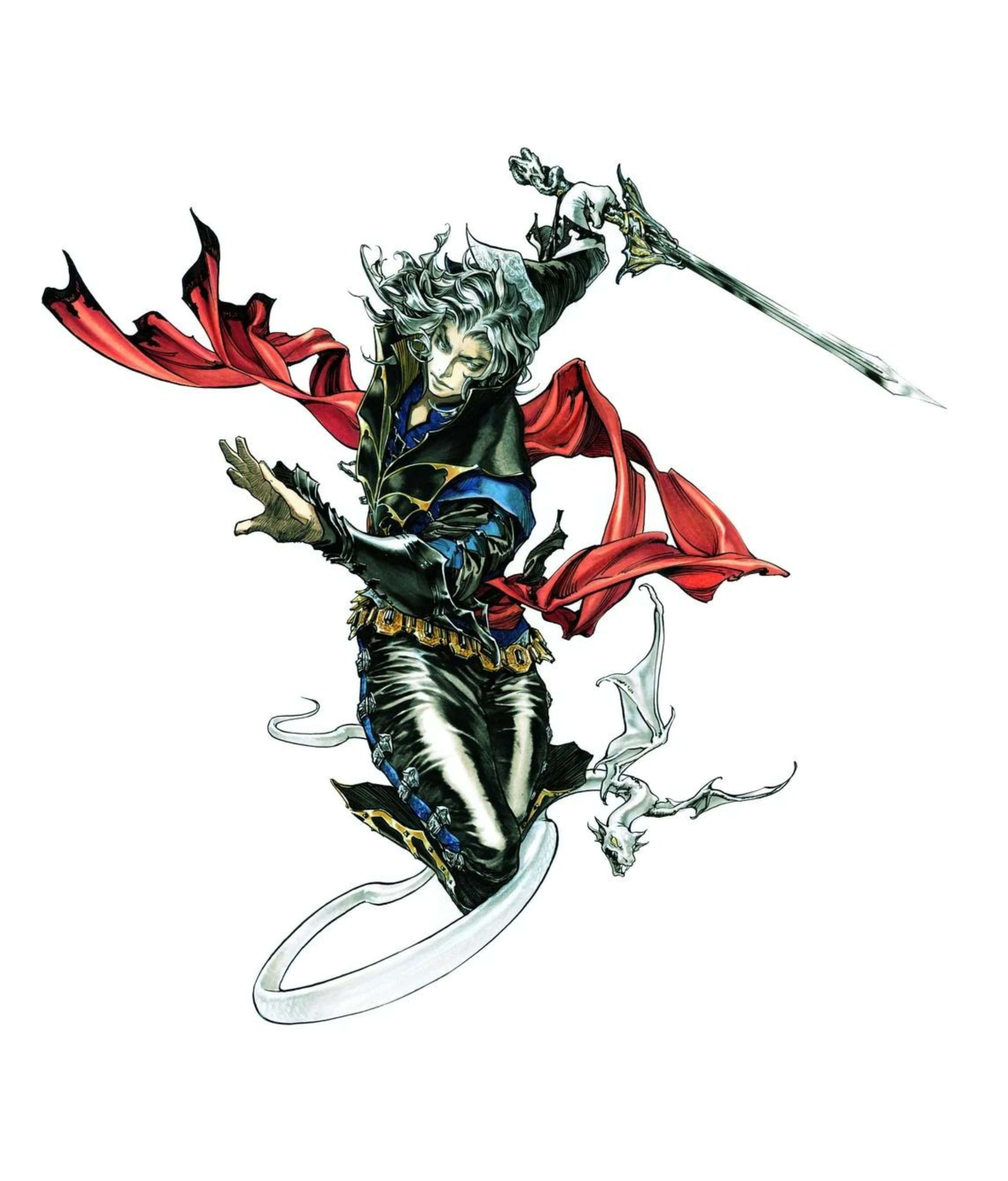 Hector, Castlevania, silver hair, 2K Phone Wallpaper