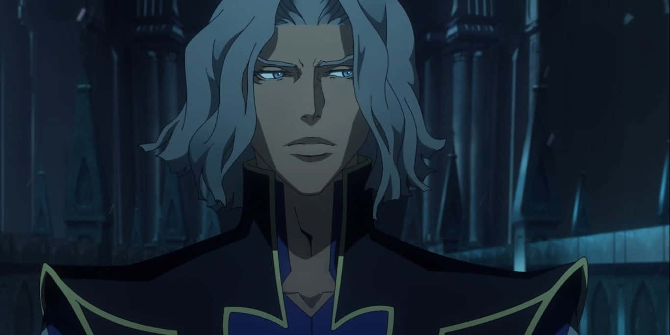 Castlevania Hector, silver-haired, blue eyes, HD Desktop Wallpaper