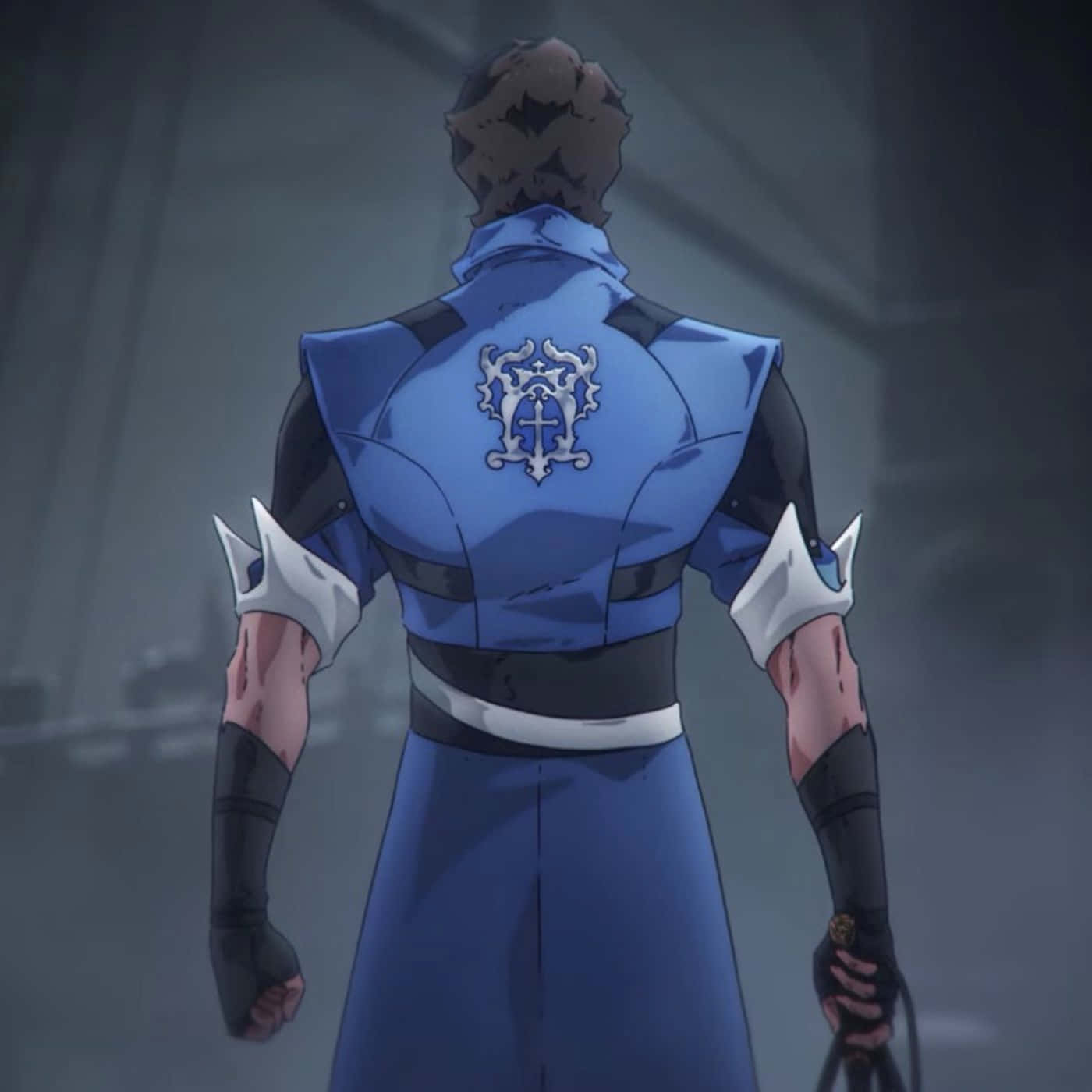Castlevania, anime warrior, blue armored outfit, HD Desktop Wallpaper