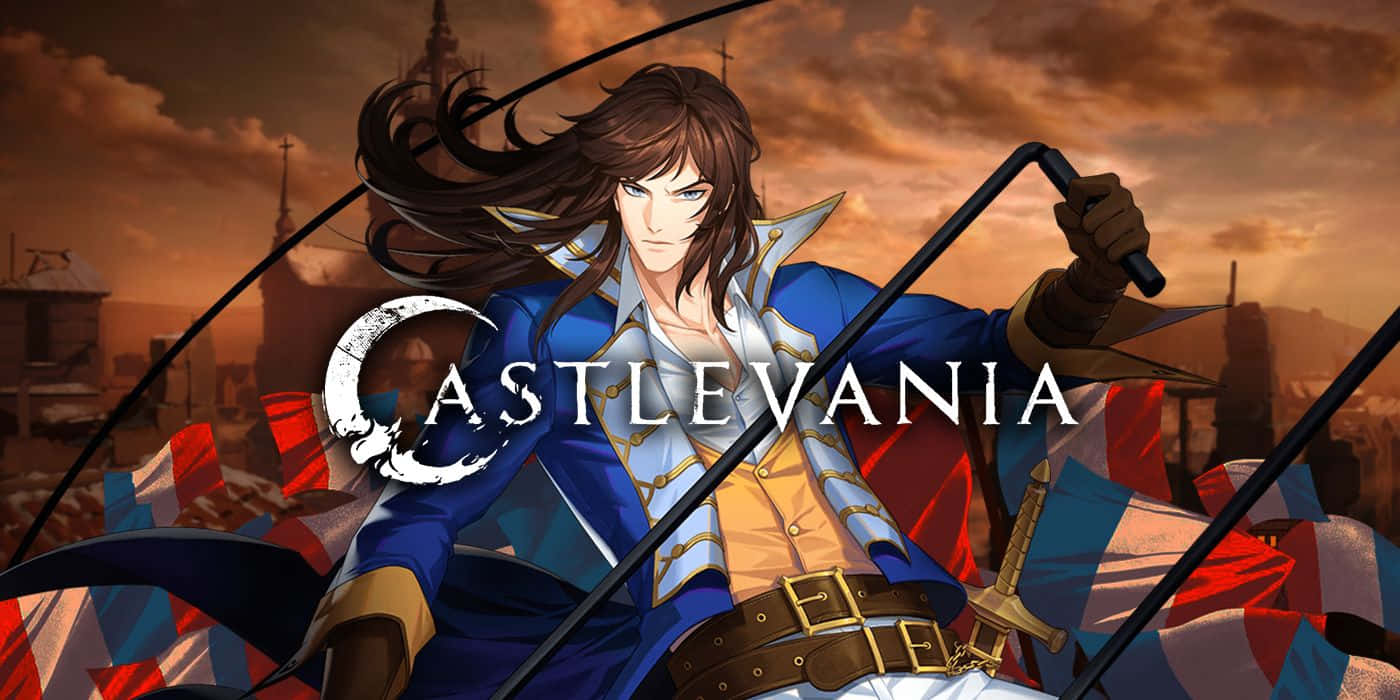 Castlevania Netflix, anime-style warrior, blue coat, HD Desktop Wallpaper