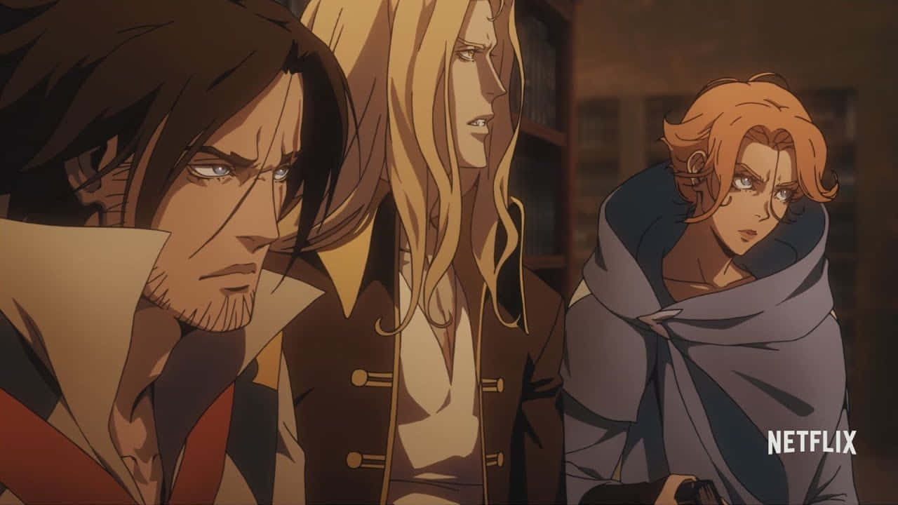 Castlevania Netflix, main characters, anime characters, HD Desktop Wallpaper