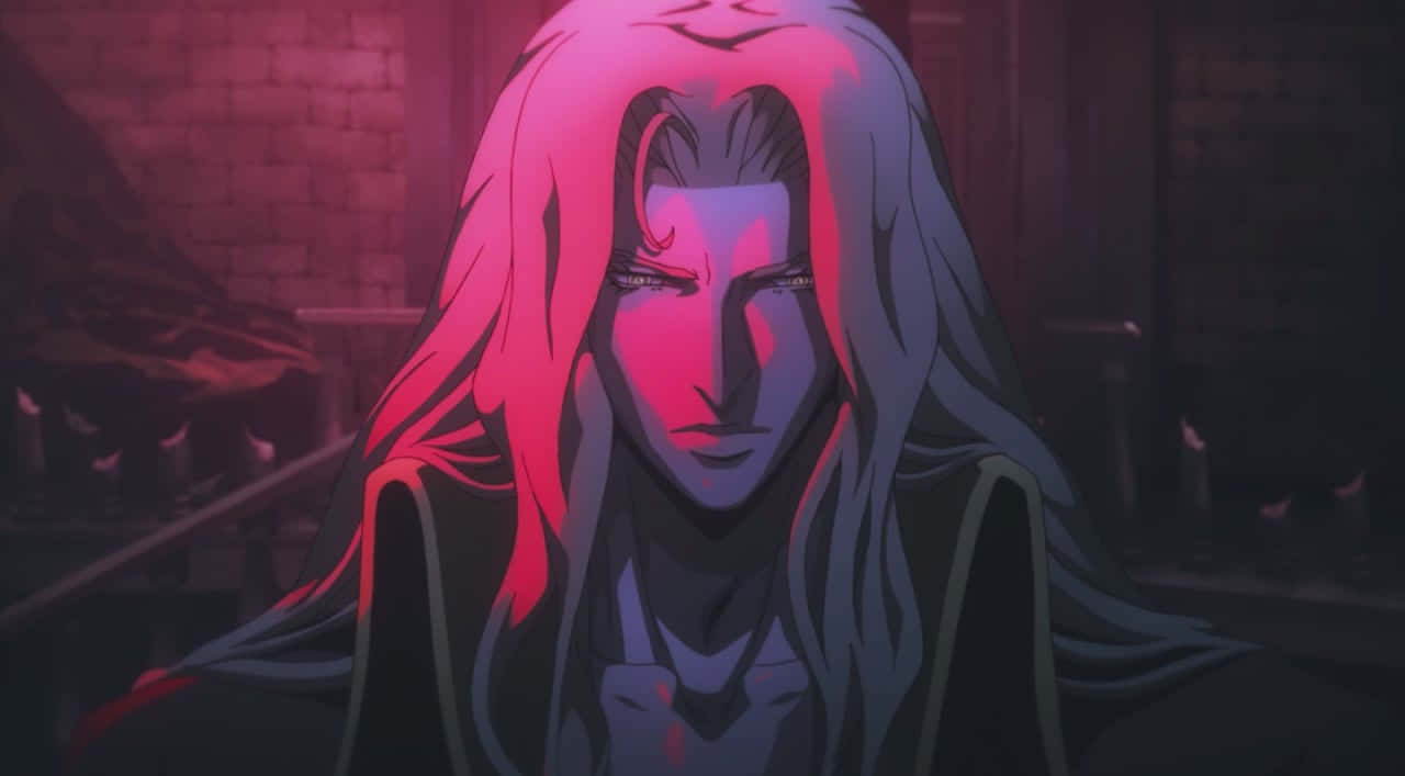 Castlevania Netflix, anime character, dimly lit brick alley, HD Desktop Wallpaper