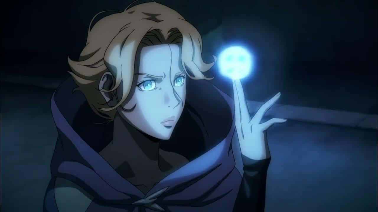 Castlevania, Sypha Belnades, glowing blue orb, HD Desktop Wallpaper