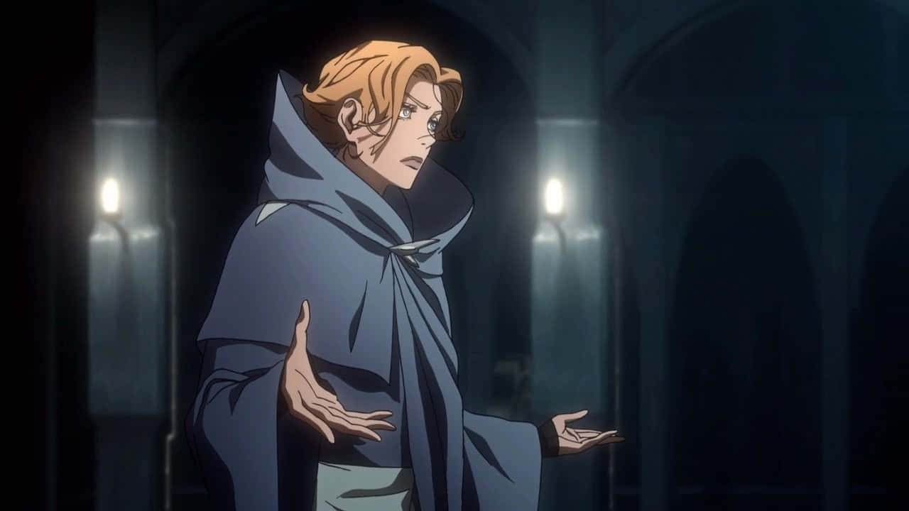 Castlevania, Sypha Belnades, blonde anime character, HD Desktop Wallpaper