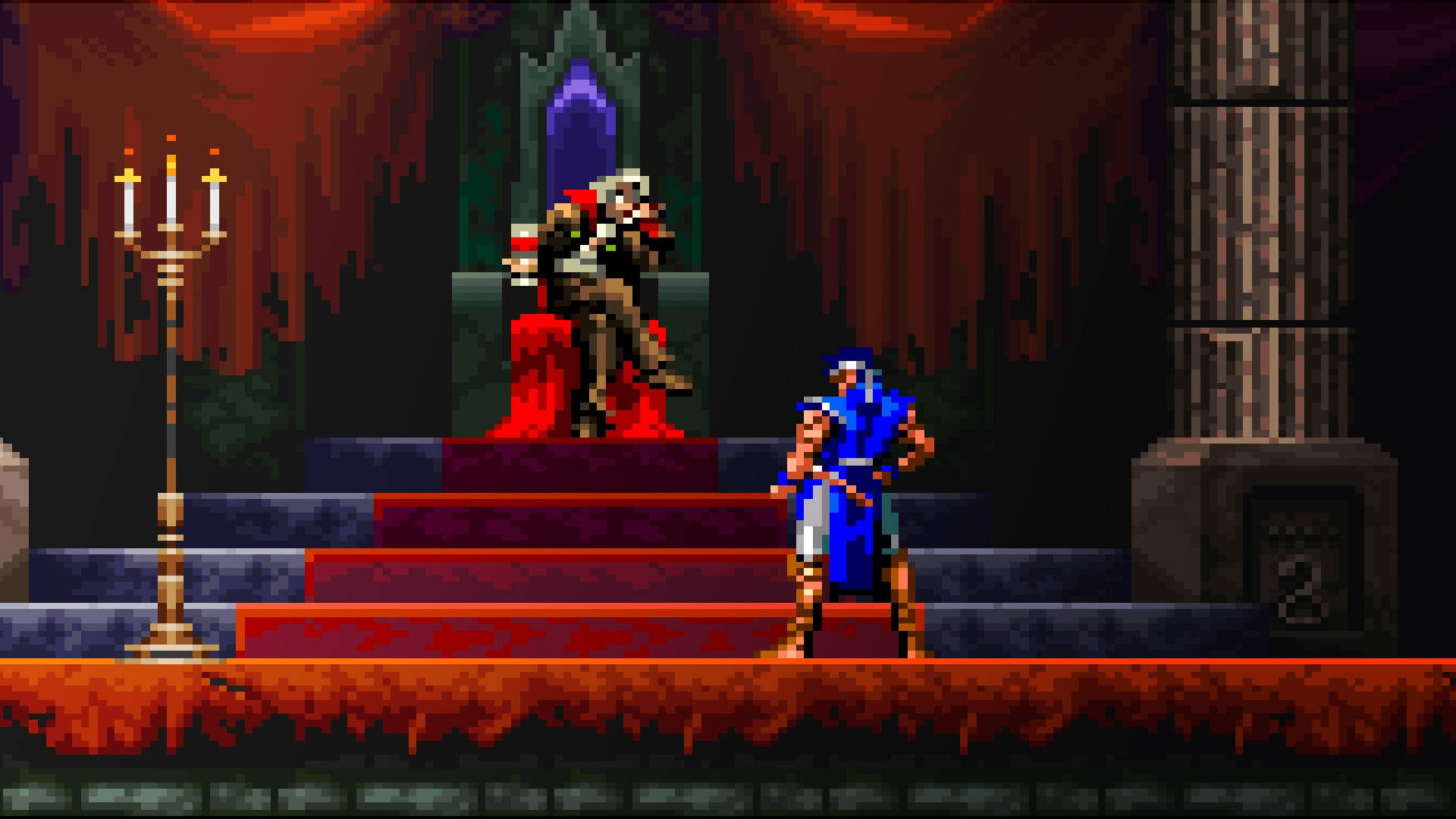 Castlevania, pixel art, warrior, Full HD Desktop Wallpaper