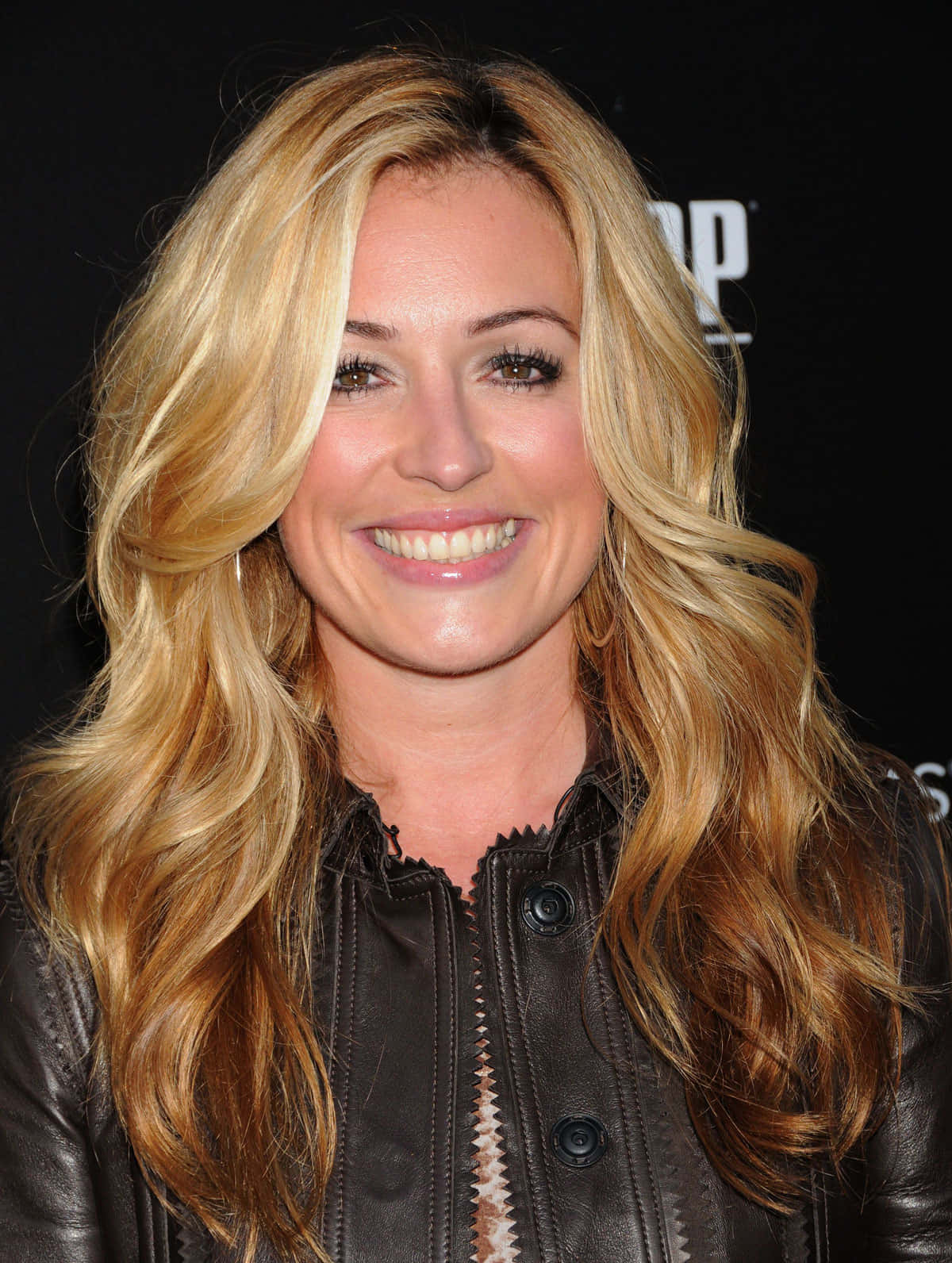 Cat Deeley, television presenter, long wavy blonde hair, HD Phone Wallpaper