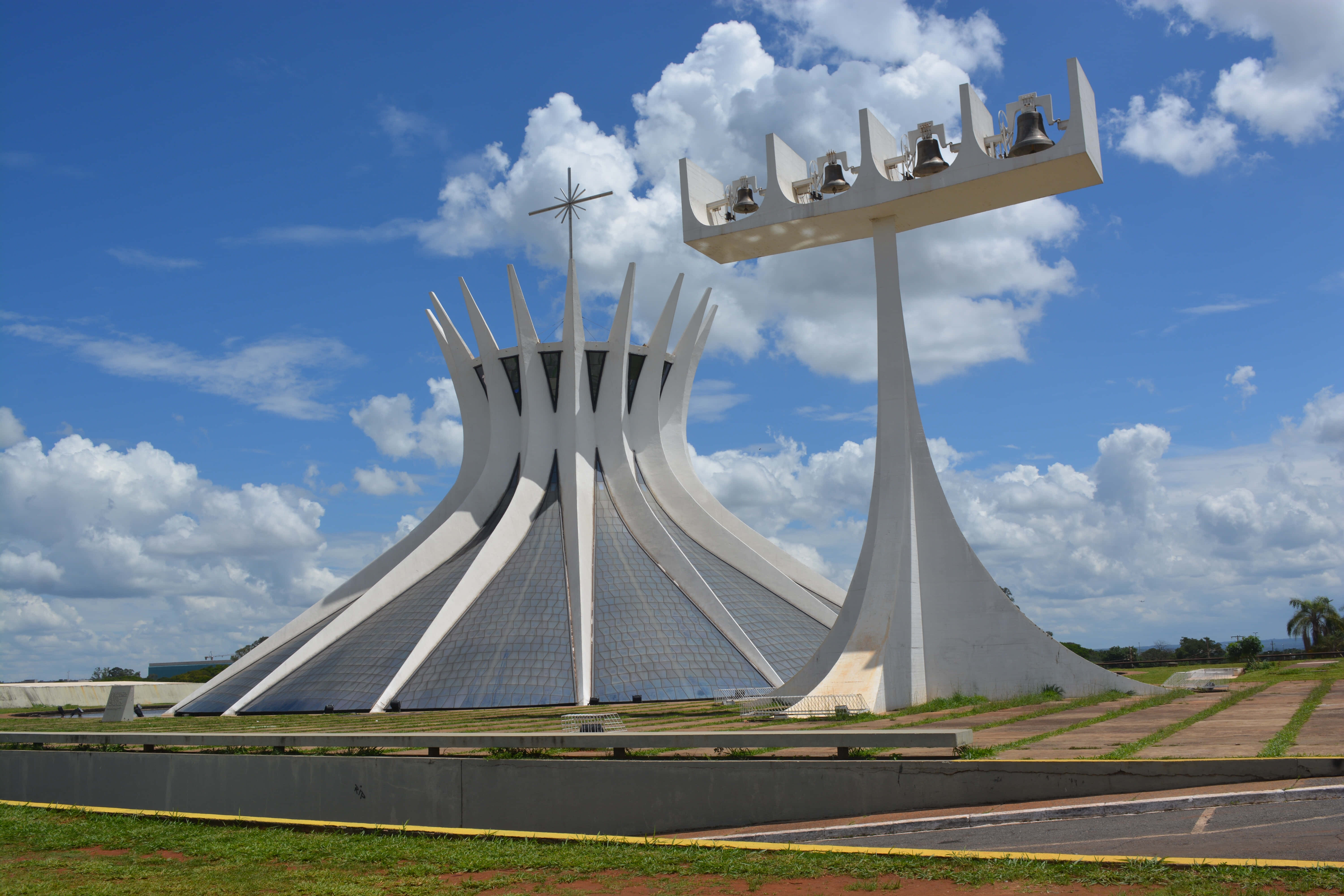Cathedral Of Brasilia, bells, spiky roof, 5K Desktop Wallpaper