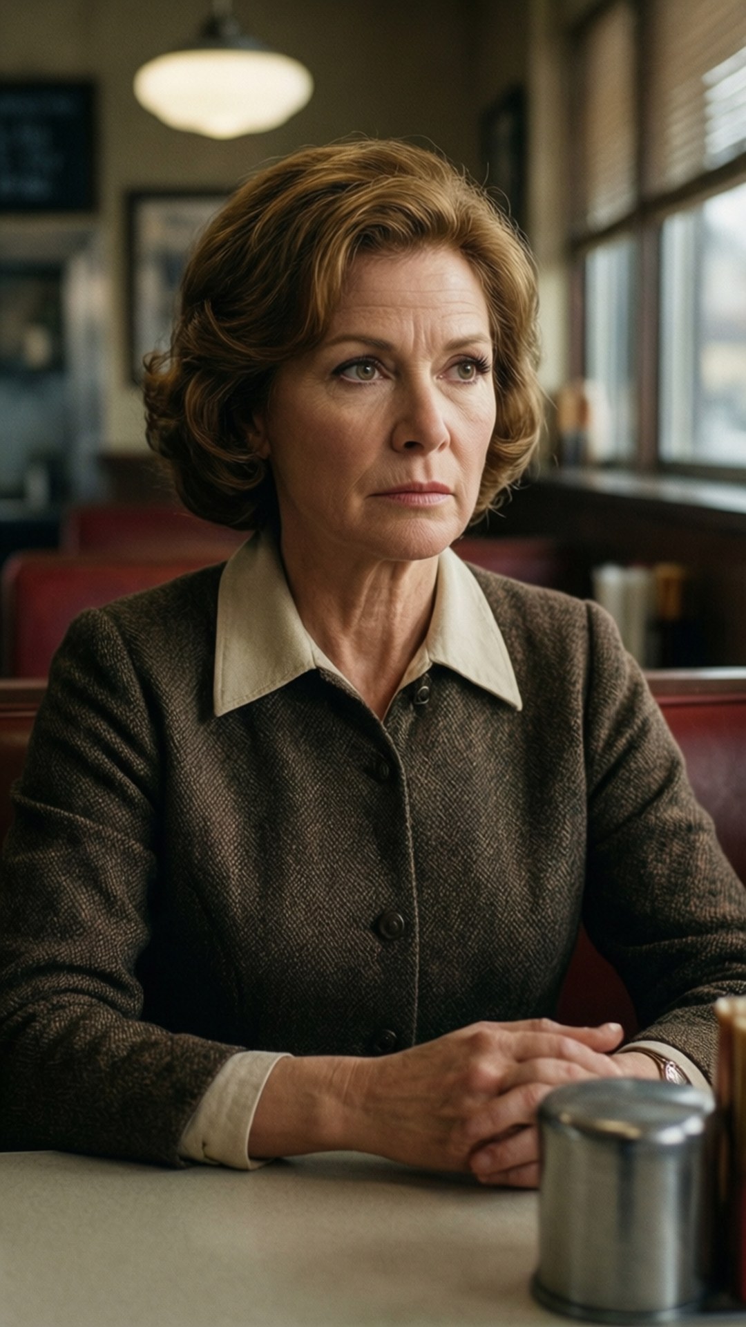 Catherine Keener, 1960s, diner, Full HD Phone Wallpaper