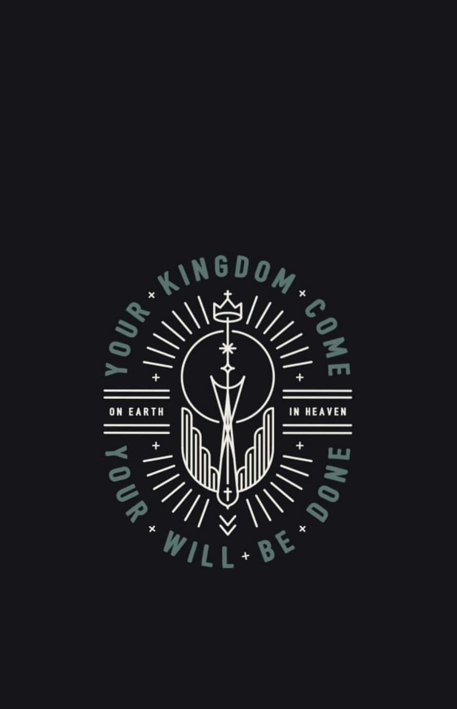 Catholic Phone, religious text, geometric design, HD Phone Wallpaper
