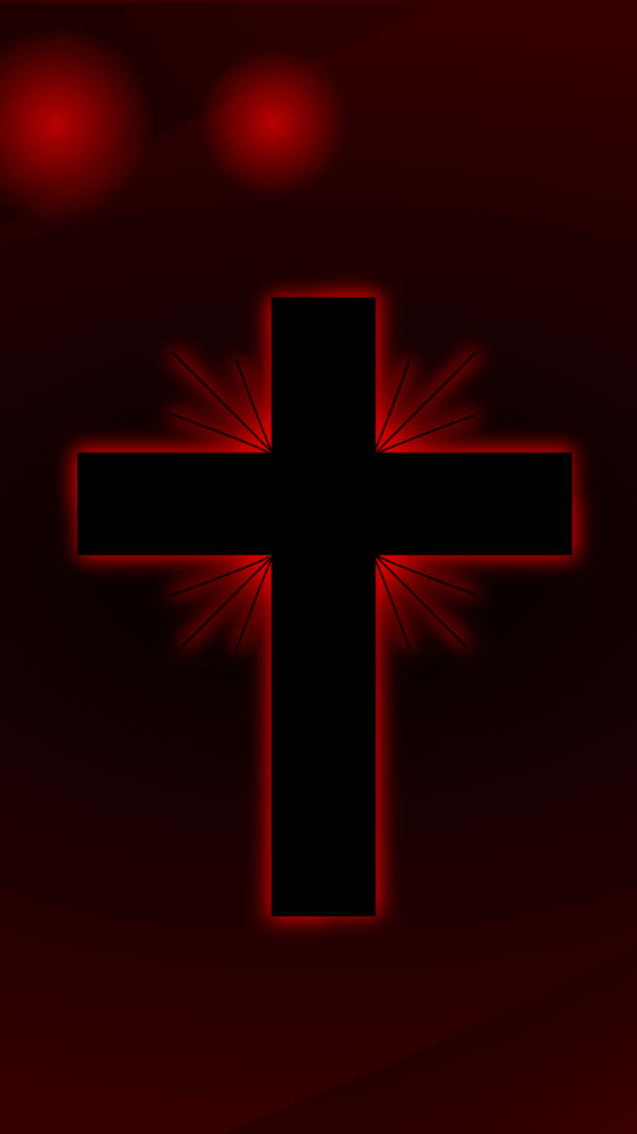 Catholic Phone, red cross, stark black cross, HD Phone Wallpaper
