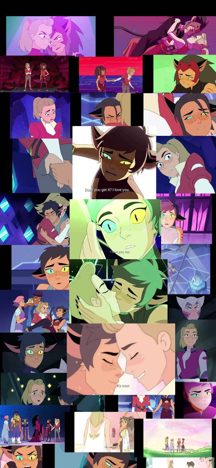 Catradora, animated scenes, expressive characters, HD Phone Wallpaper