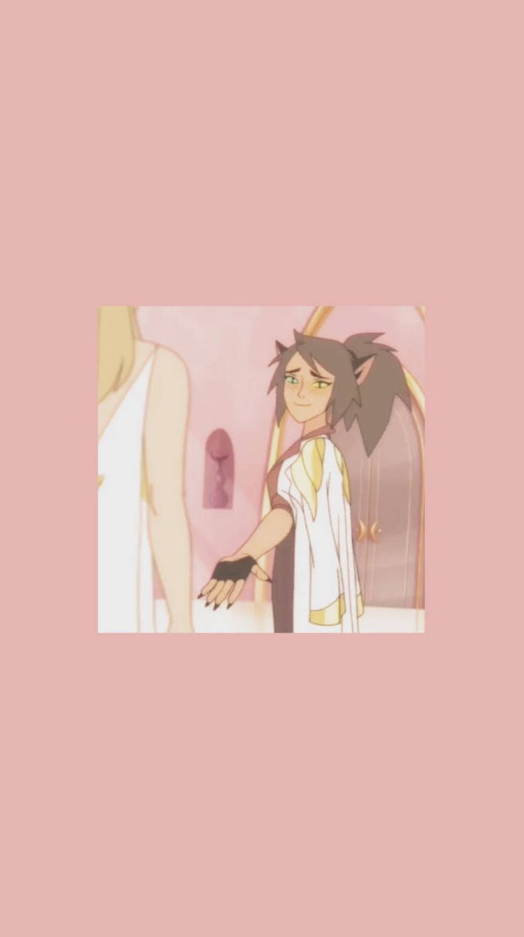 Catradora, cat-eared anime girl, white robe, HD Phone Wallpaper