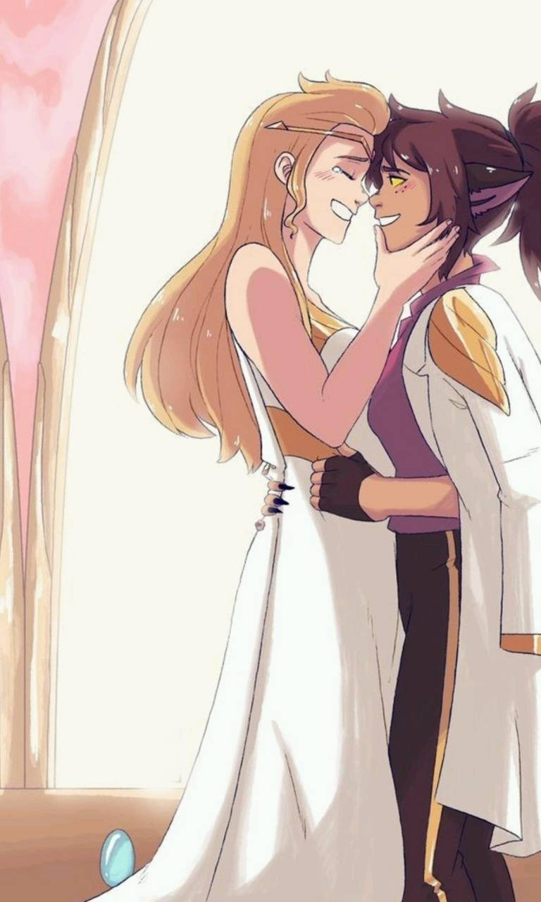 Catradora, anime characters, cat ears, HD Phone Wallpaper