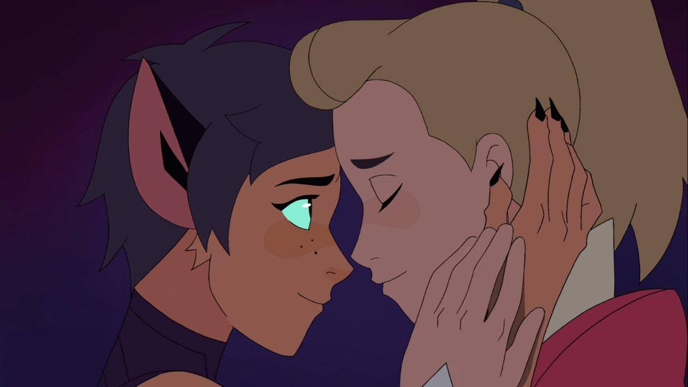 Catradora, glowing eyes, cat ears, HD Desktop Wallpaper