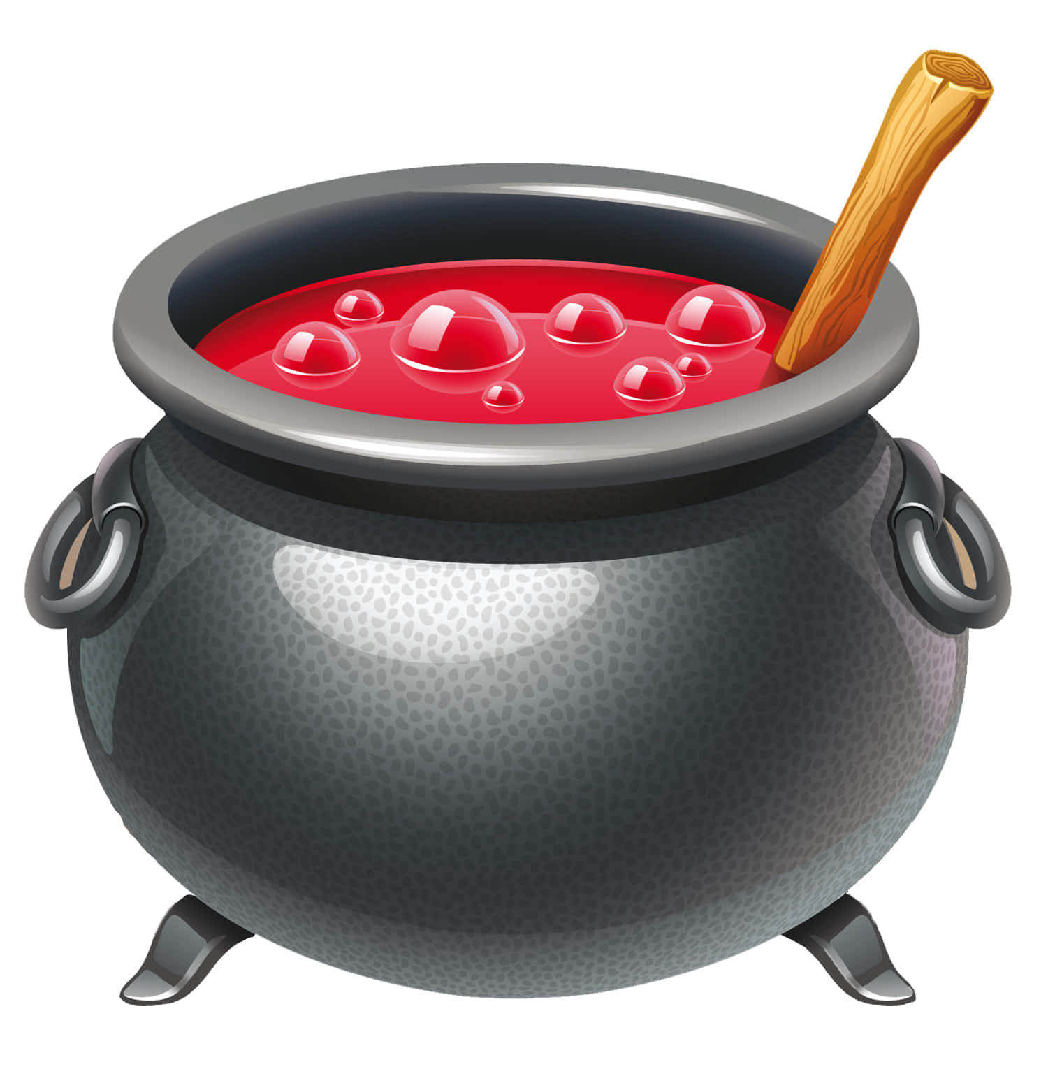 Cauldron, glossy black, bubbling red potion, HD Phone Wallpaper