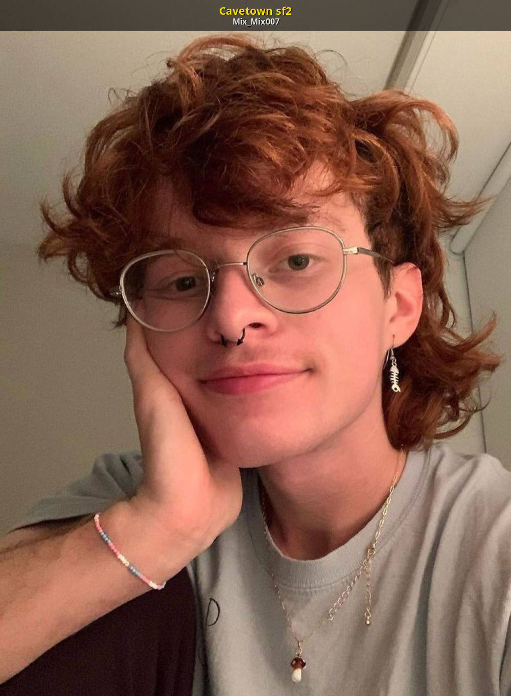 Cavetown, curly red hair, glasses, HD Phone Wallpaper