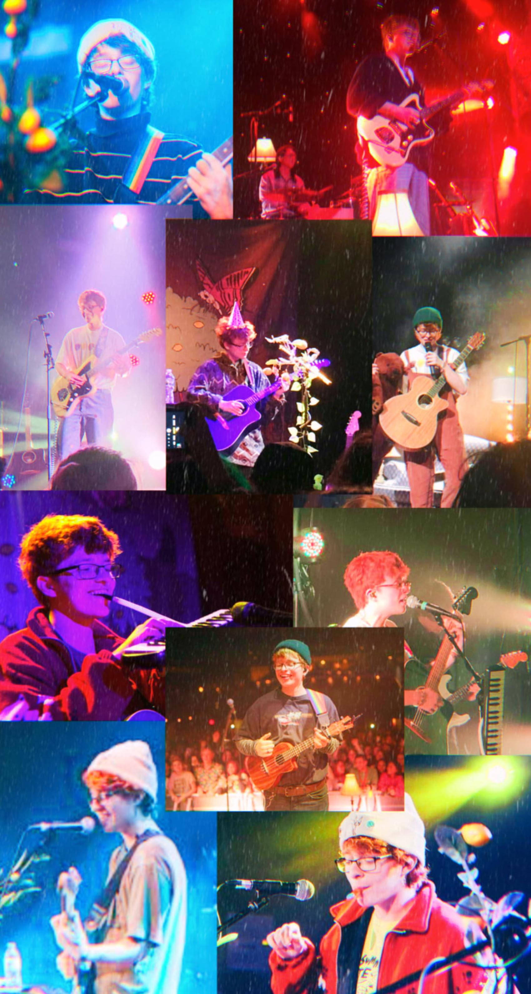 Cavetown, indie aesthetic, musicians performing live, 2K Phone Wallpaper