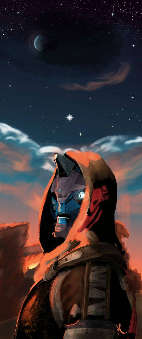 Cayde 6, desert, starry sky, HD Phone Wallpaper