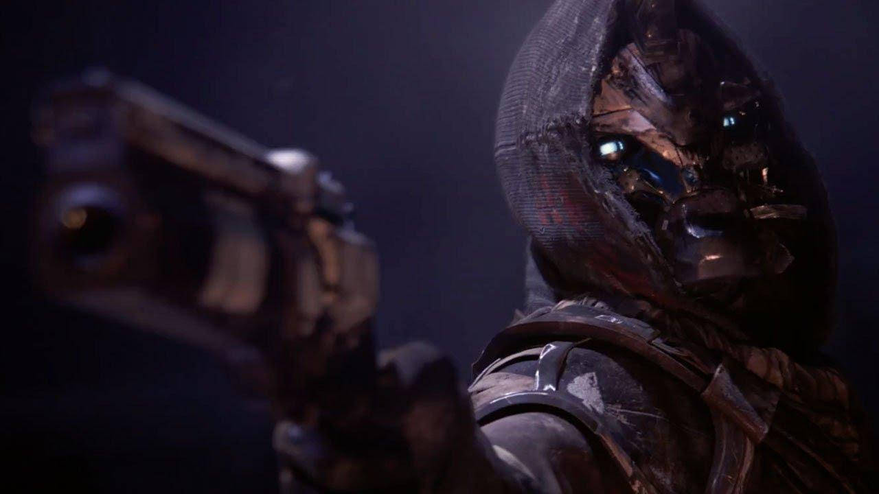 Cayde 6, glowing blue eyes, pistol, HD Desktop Wallpaper
