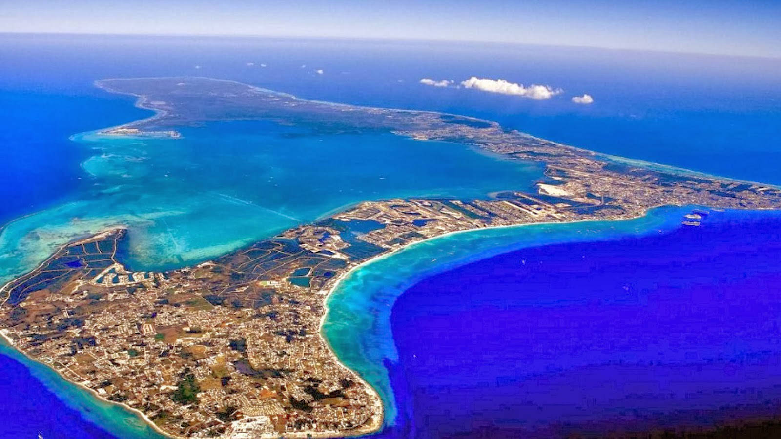 Cayman Island, turquoise waters, deep blue ocean, HD Desktop Wallpaper
