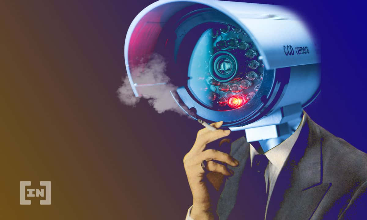 CCTV Camera, man in a suit, cigarette, SD Desktop Wallpaper