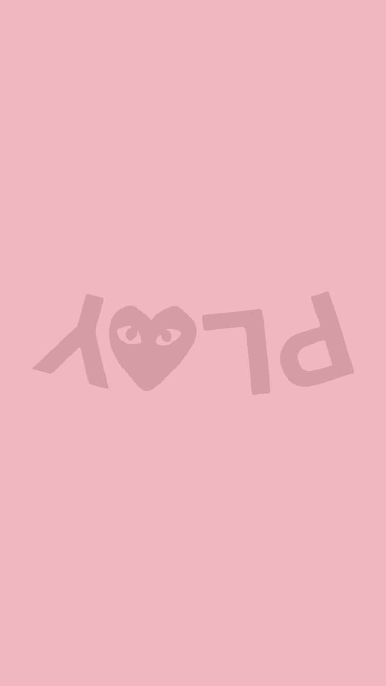 CDG Play, pink background, PLAY, HD Phone Wallpaper