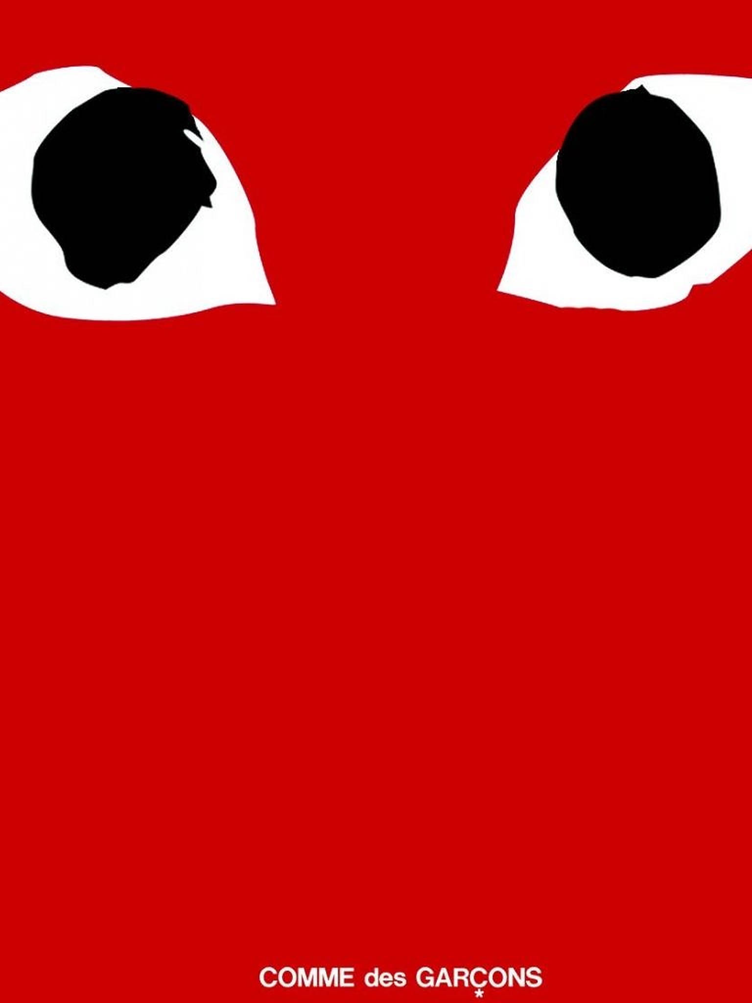CDG, white eyes, black pupils, Full HD Phone Wallpaper