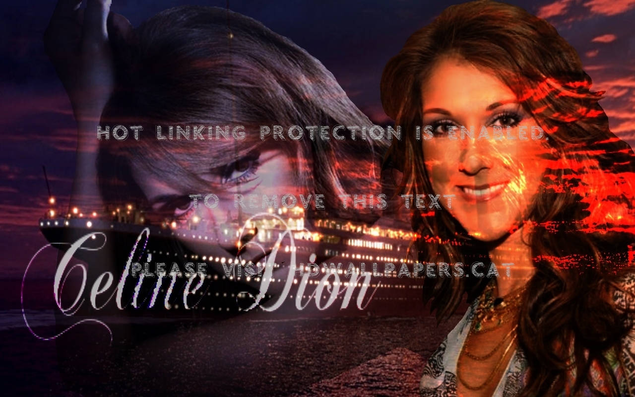 Celine Dion, glowing cruise ship, sunset, HD Desktop Wallpaper