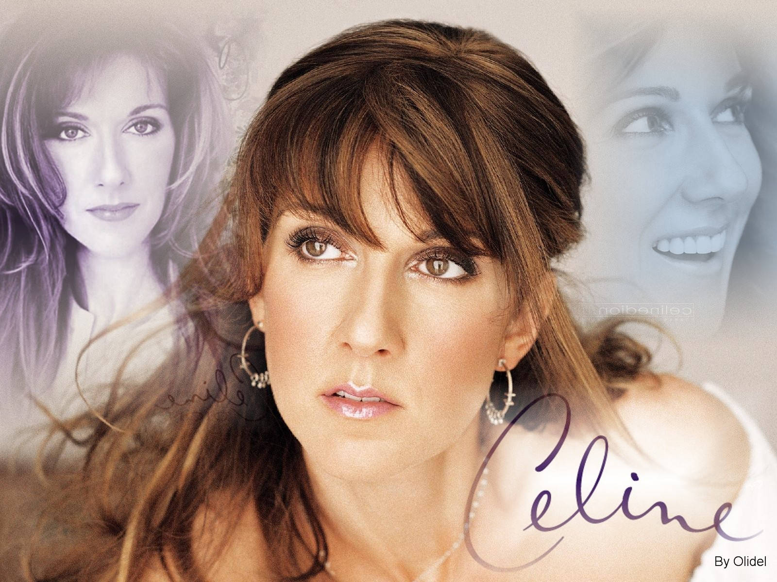 Celine Dion, bangs, soft lighting, HD Desktop Wallpaper