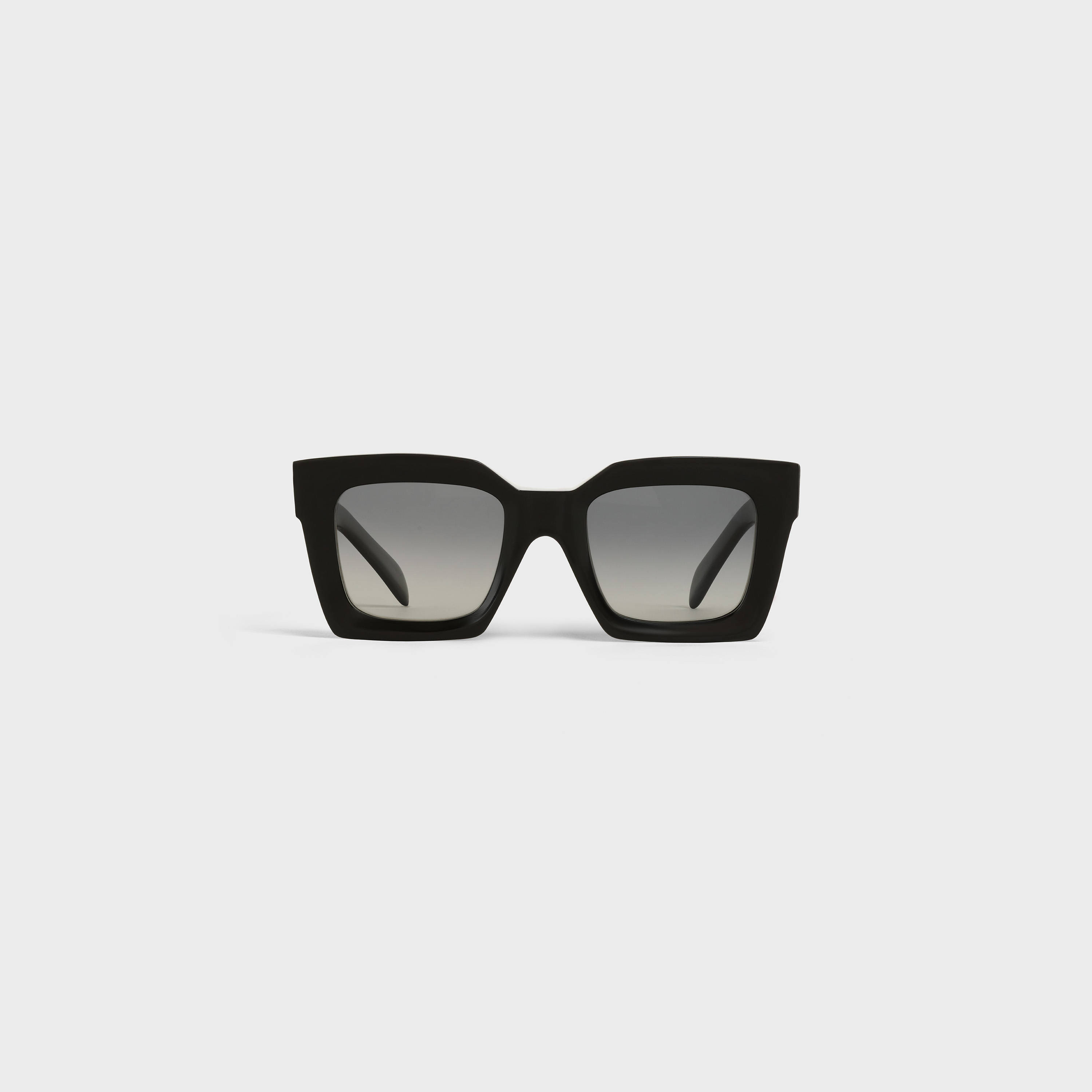 Celine, black geometric sunglasses, gradient gray lenses, 2K Desktop Wallpaper