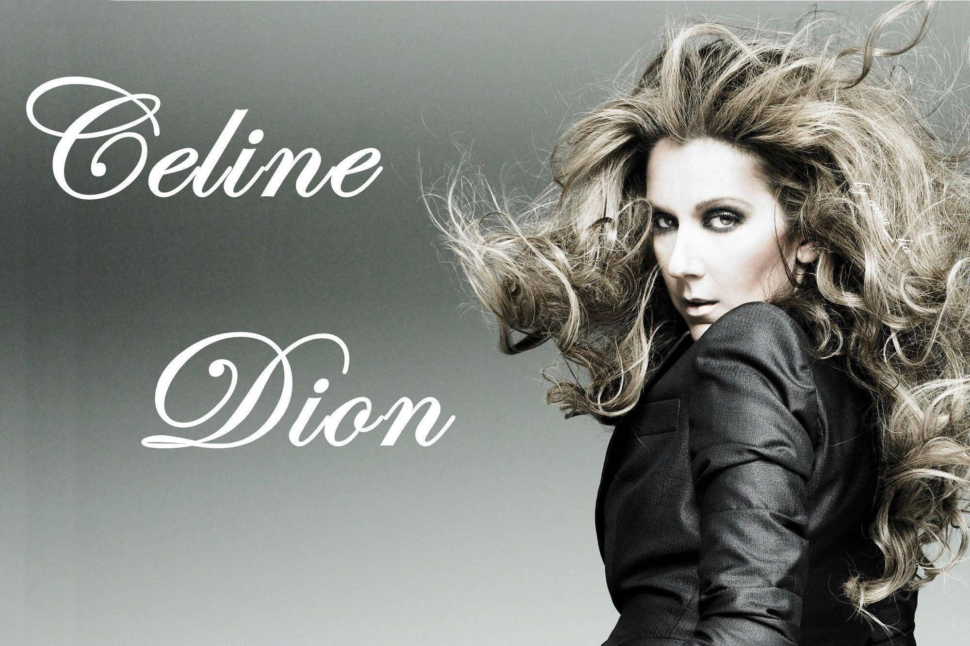 Celine Dion, leather jacket, black jacket, Full HD Desktop Wallpaper