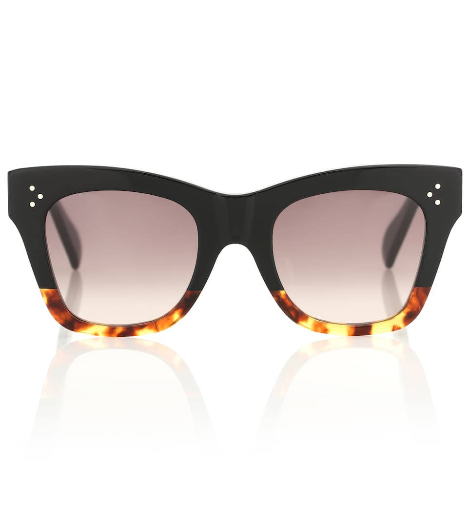Celine, cat-eye sunglasses, black top frame, SD Phone Wallpaper