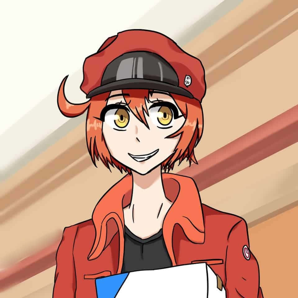 AE3803, red blood cell, red hair, SD Desktop Wallpaper