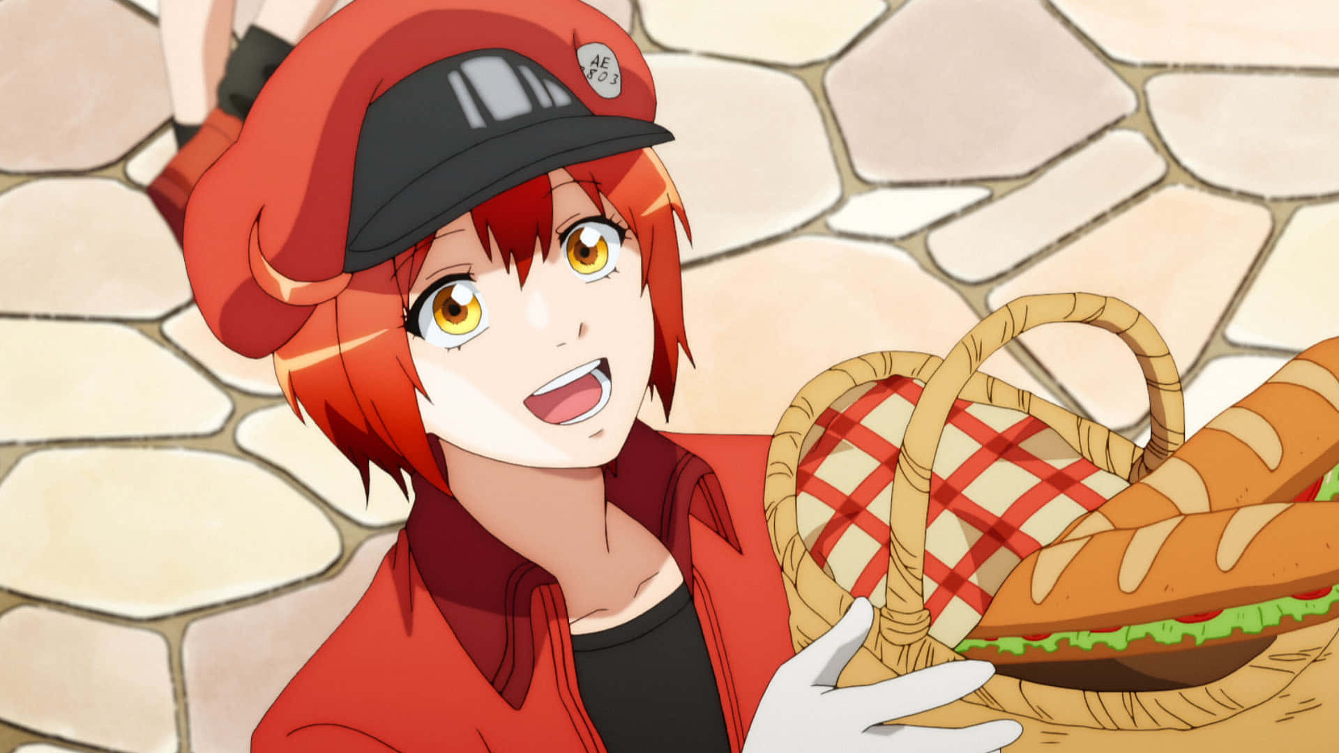 AE3803, healthy red blood cell, red hair, Full HD Desktop Wallpaper