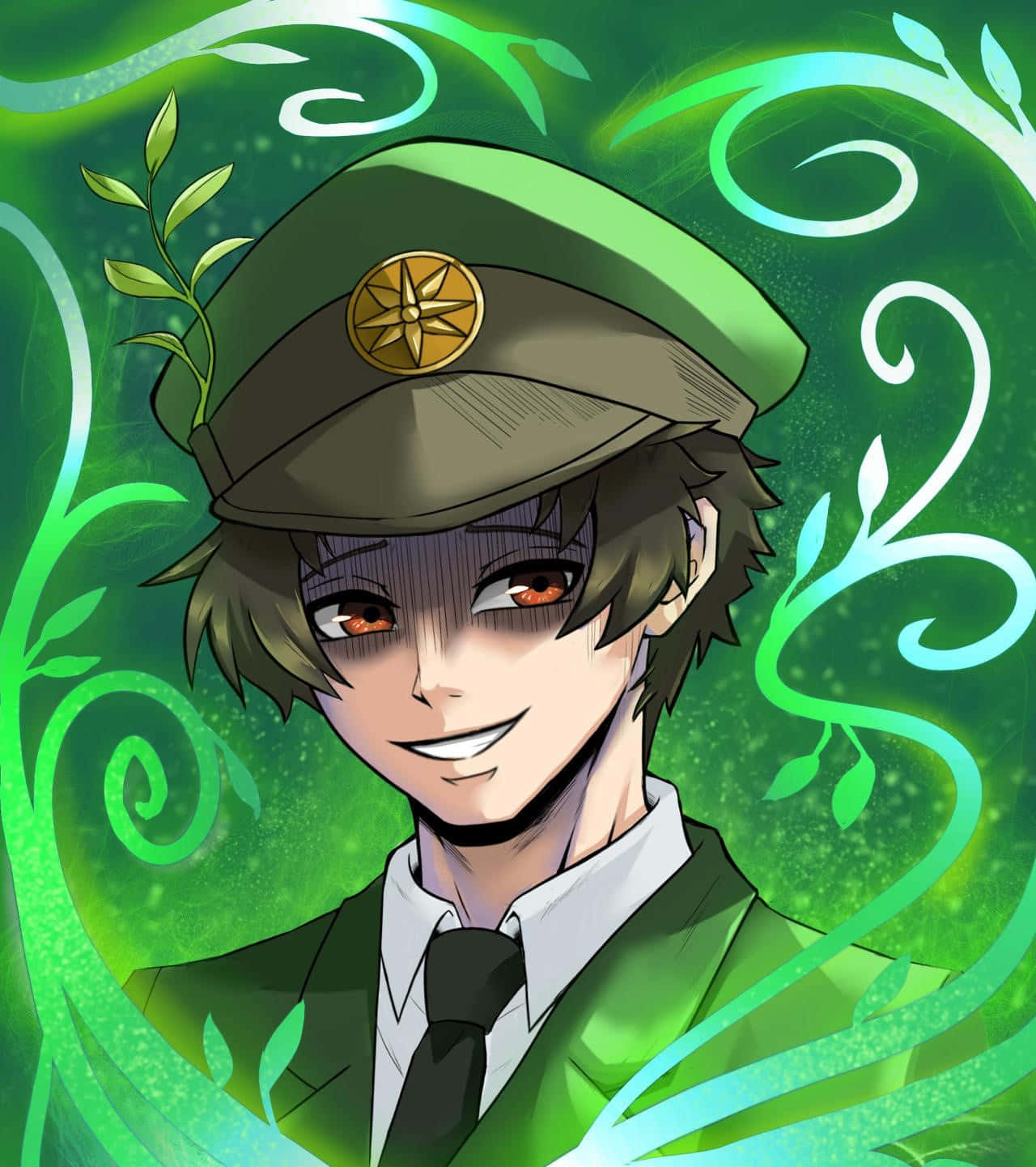 dendritic cell, anime boy, green uniform, HD Phone Wallpaper