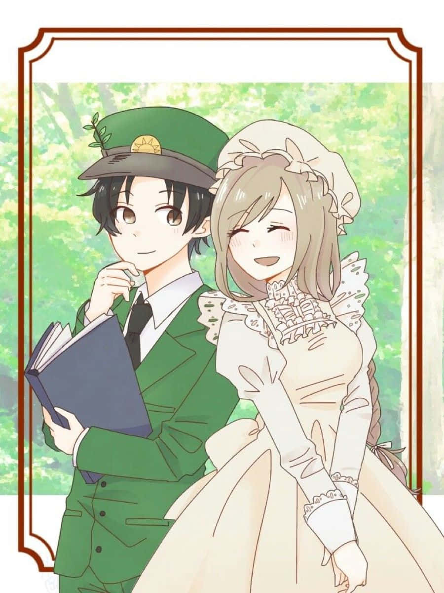 dendritic cell, macrophage, anime couple, SD Phone Wallpaper