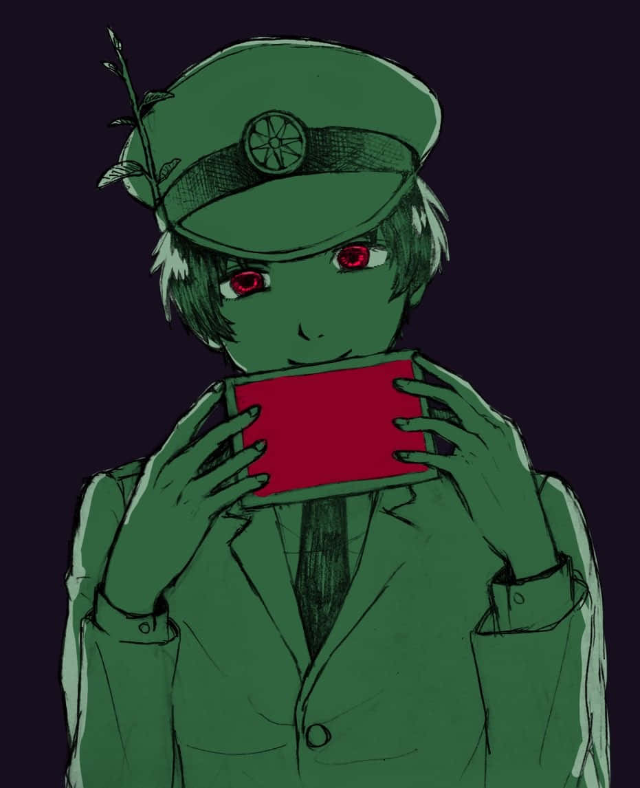 dendritic cell, anime character, green-skinned, SD Phone Wallpaper